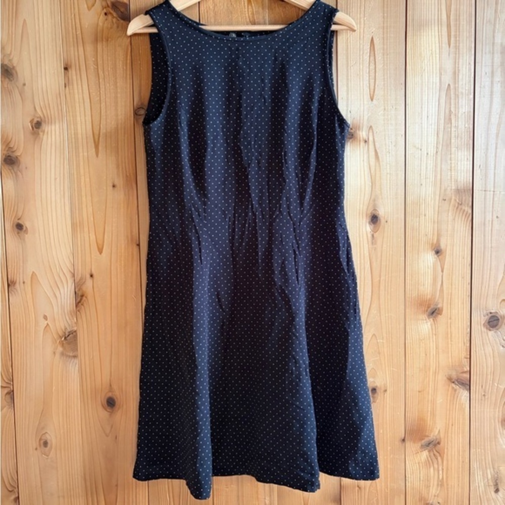 Vintage 90s Laurel Silk polka dot Dress Italy